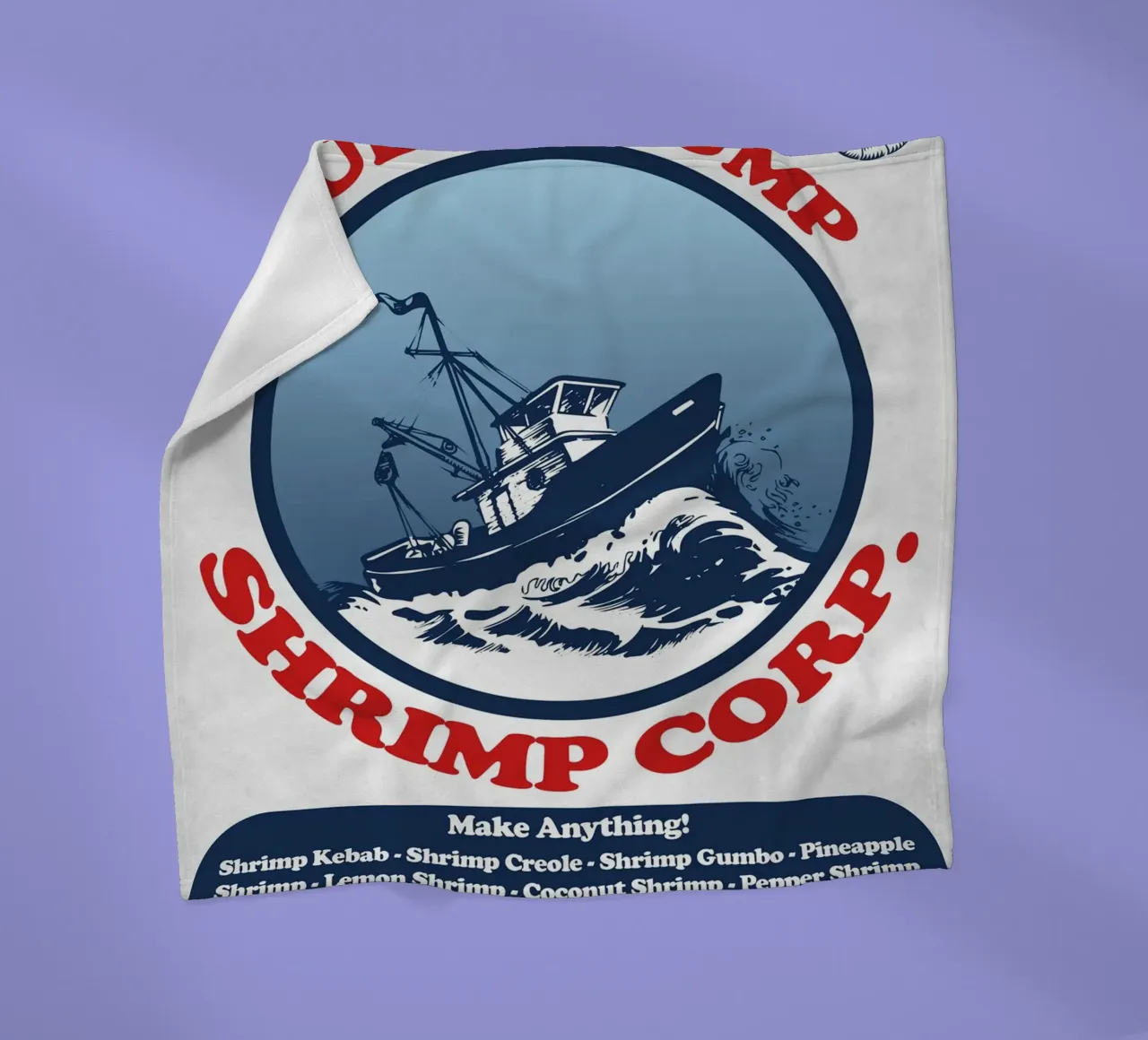Bubba Gump Shrimp Corp. coperta in pile da Junkie Movie