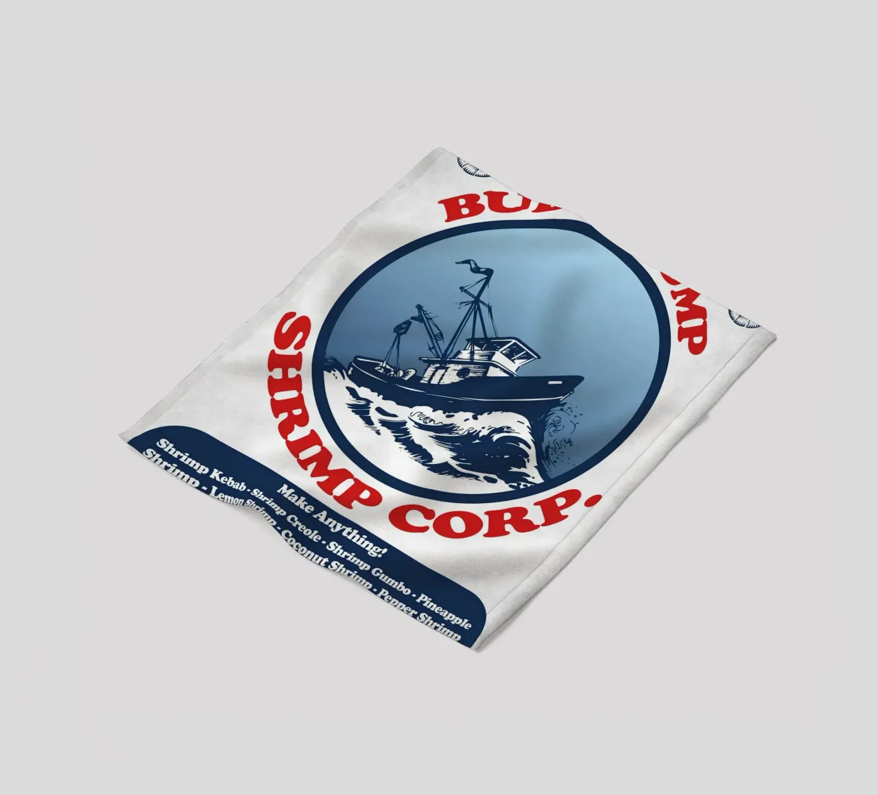 Bubba Gump Shrimp Corp. coperta in pile da Junkie Movie