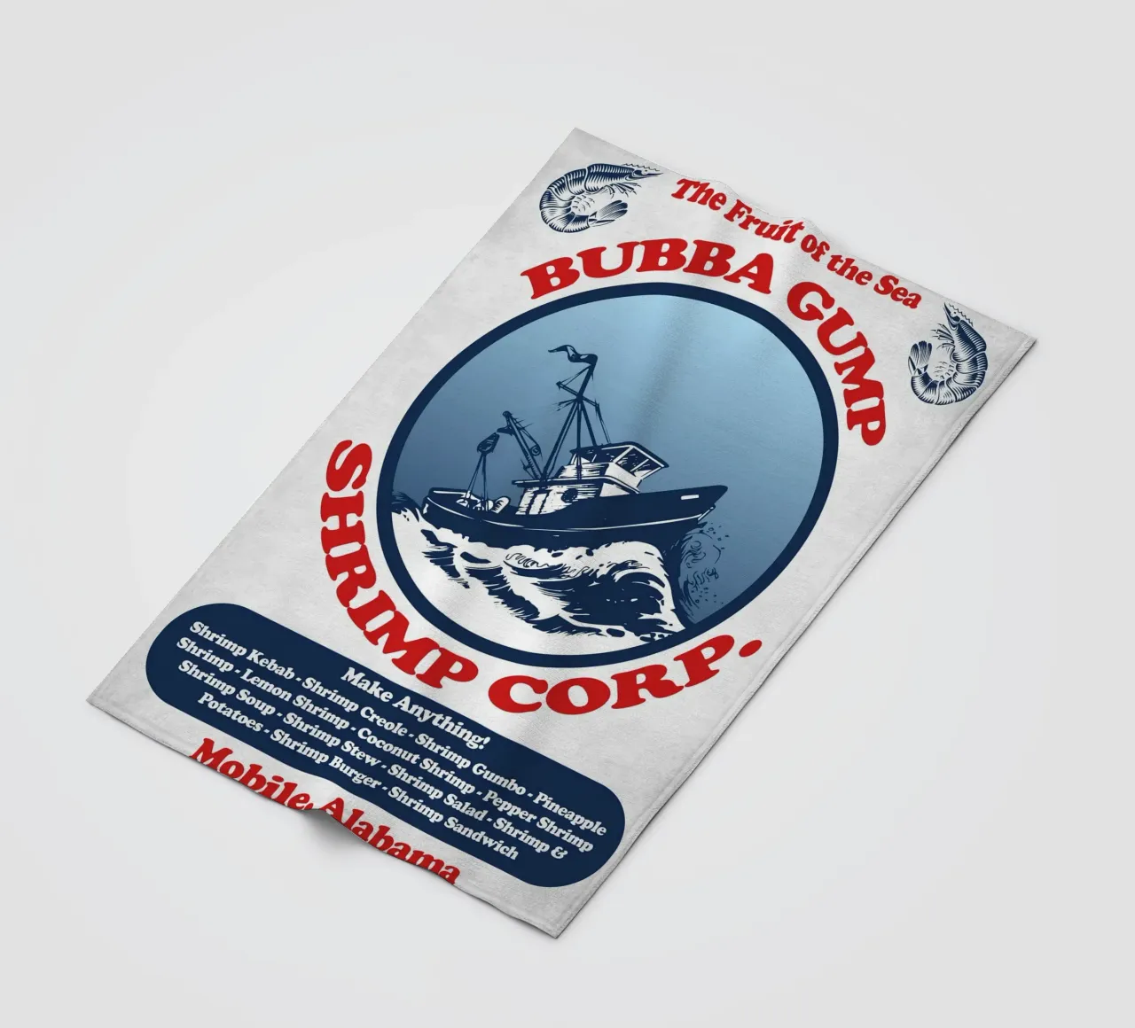 Bubba Gump Shrimp Corp. coperta in pile da Junkie Movie