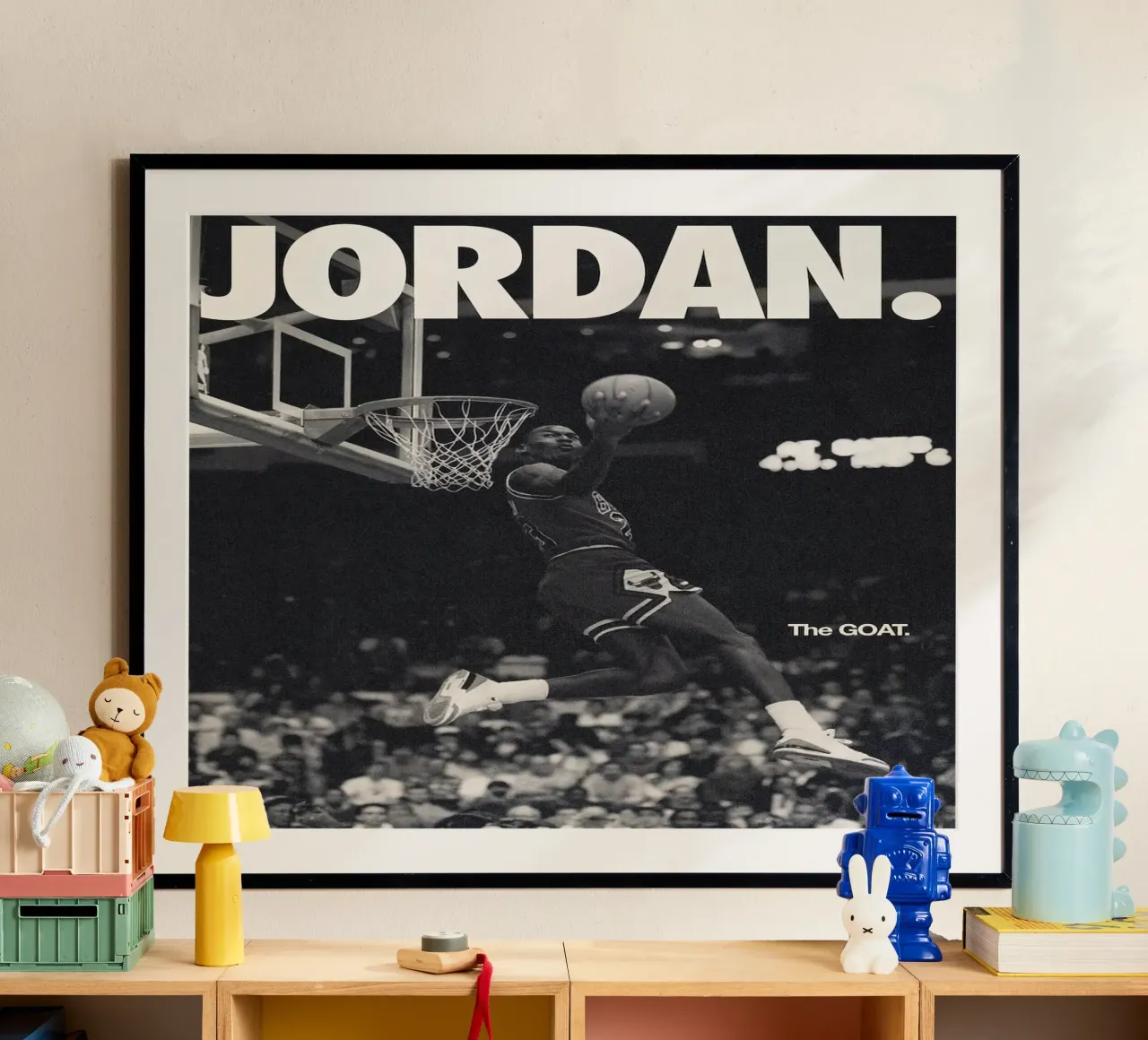 La capra poster con telaio in plastica da kanel shop