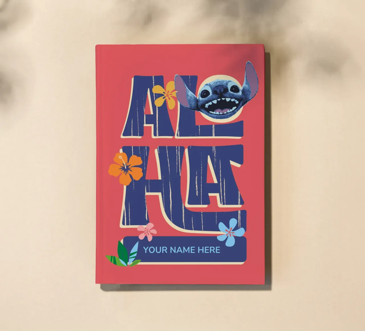 Stitch ALOHA red - Notebook diario da Stitch