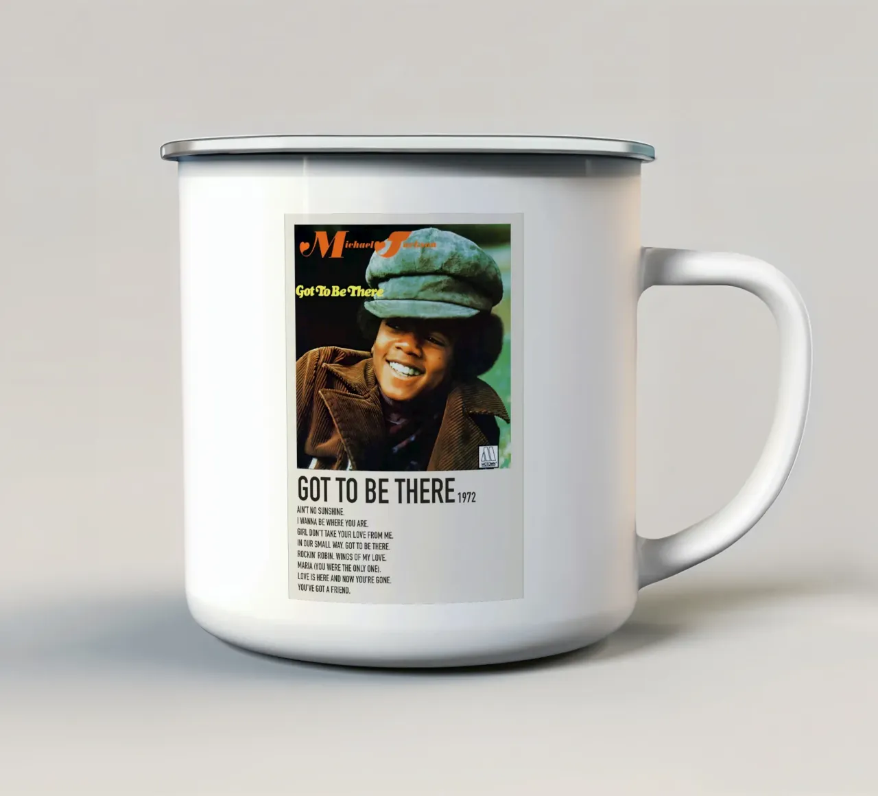 Michael Jackson Got to be there tazza in smalto da Roronoa7