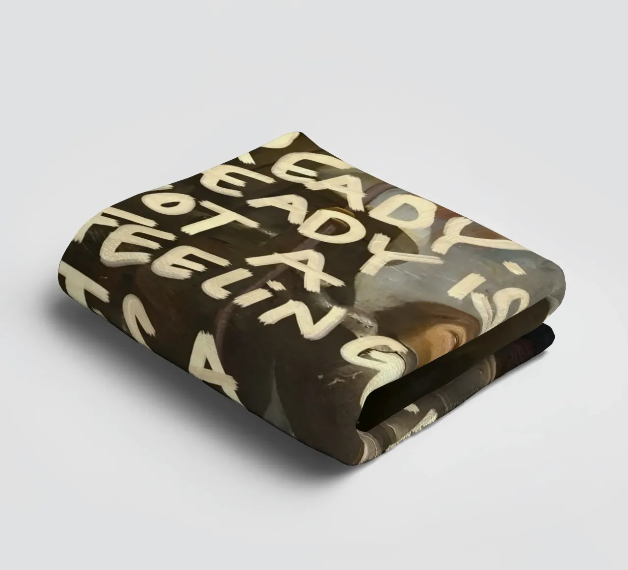 STOP WAITING TO FEEL asciugamano da bagno da Type & Tape