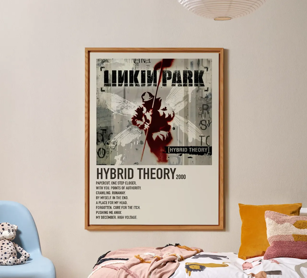 Linkin Park Hybrid Theory alluminio dibond da Roronoa7