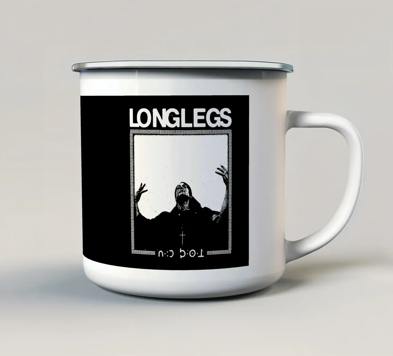 Le gambe lunghe non lo fanno entrare tazza in smalto da Junkie Movie 2