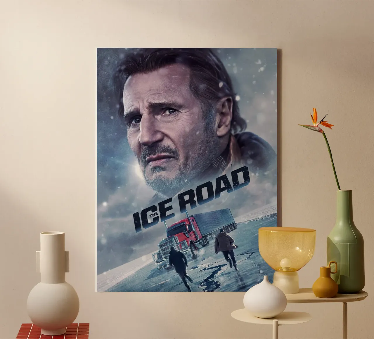 The Ice Road canvas with Floater frame by Dumery Art