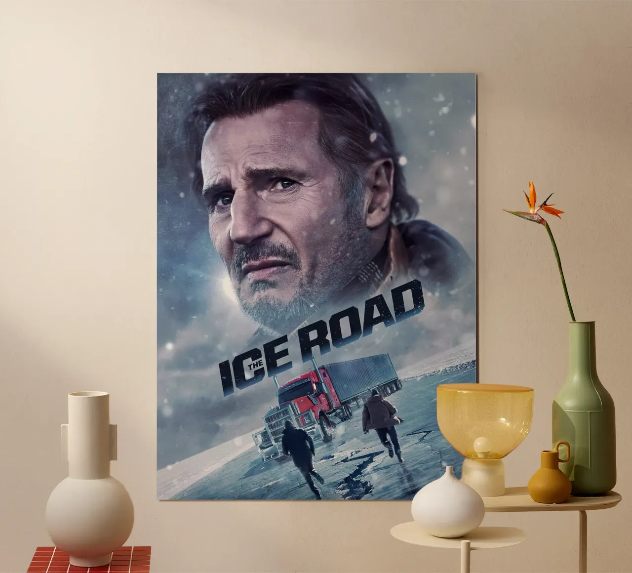 The Ice Road poster con telaio in plastica da Dumery Art