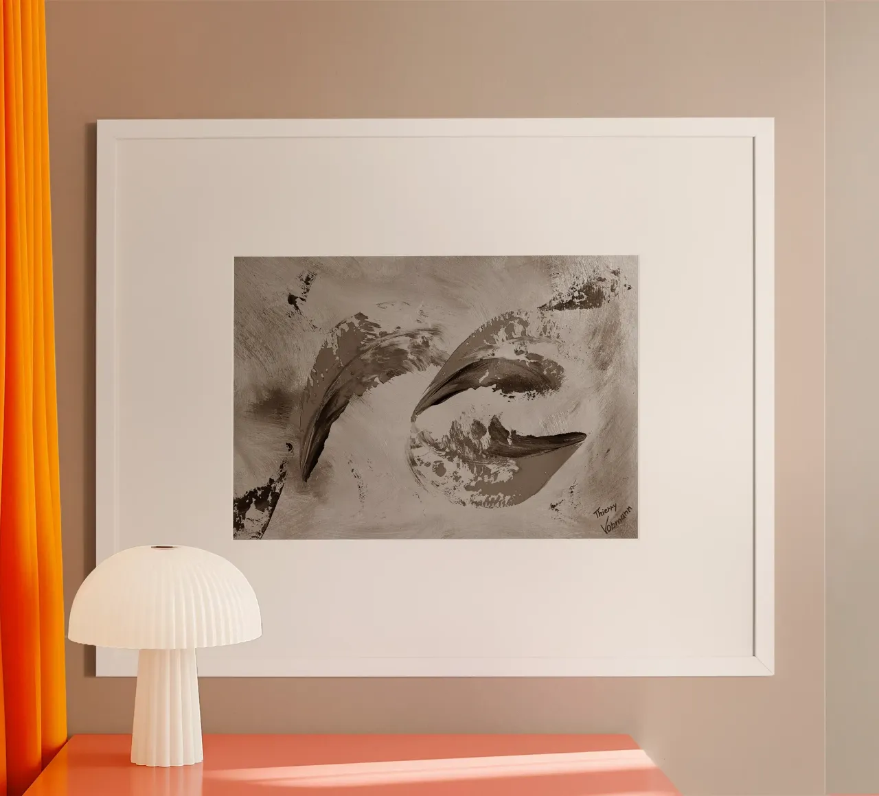SEPIA 66 poster da Thierry Vobmann Abstract painting