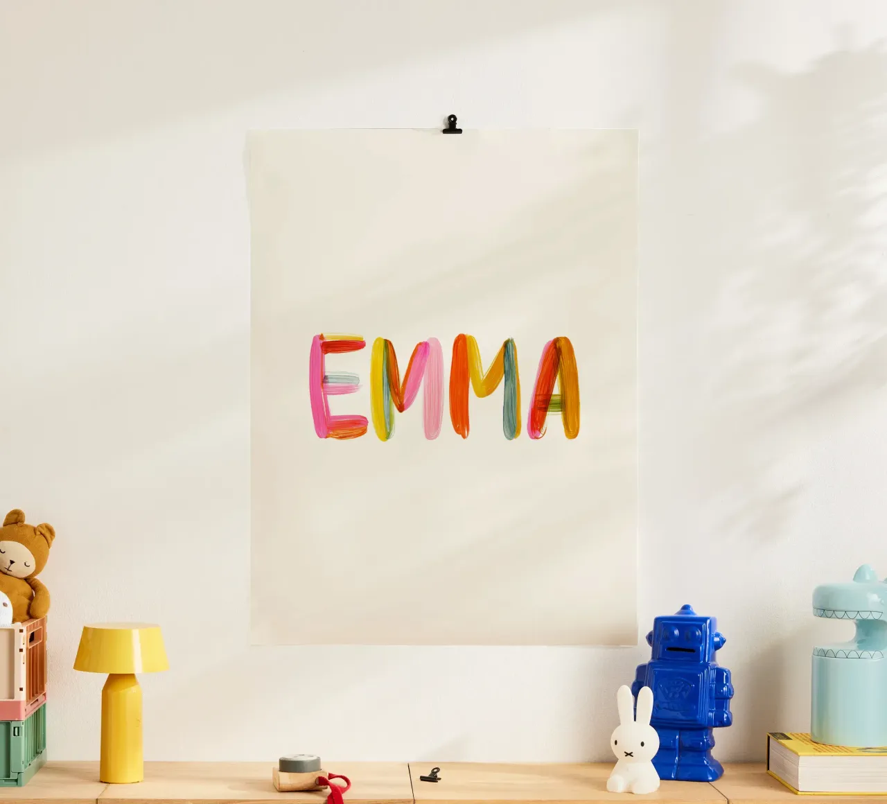 Emma poster con telaio in plastica da Giggly Colors