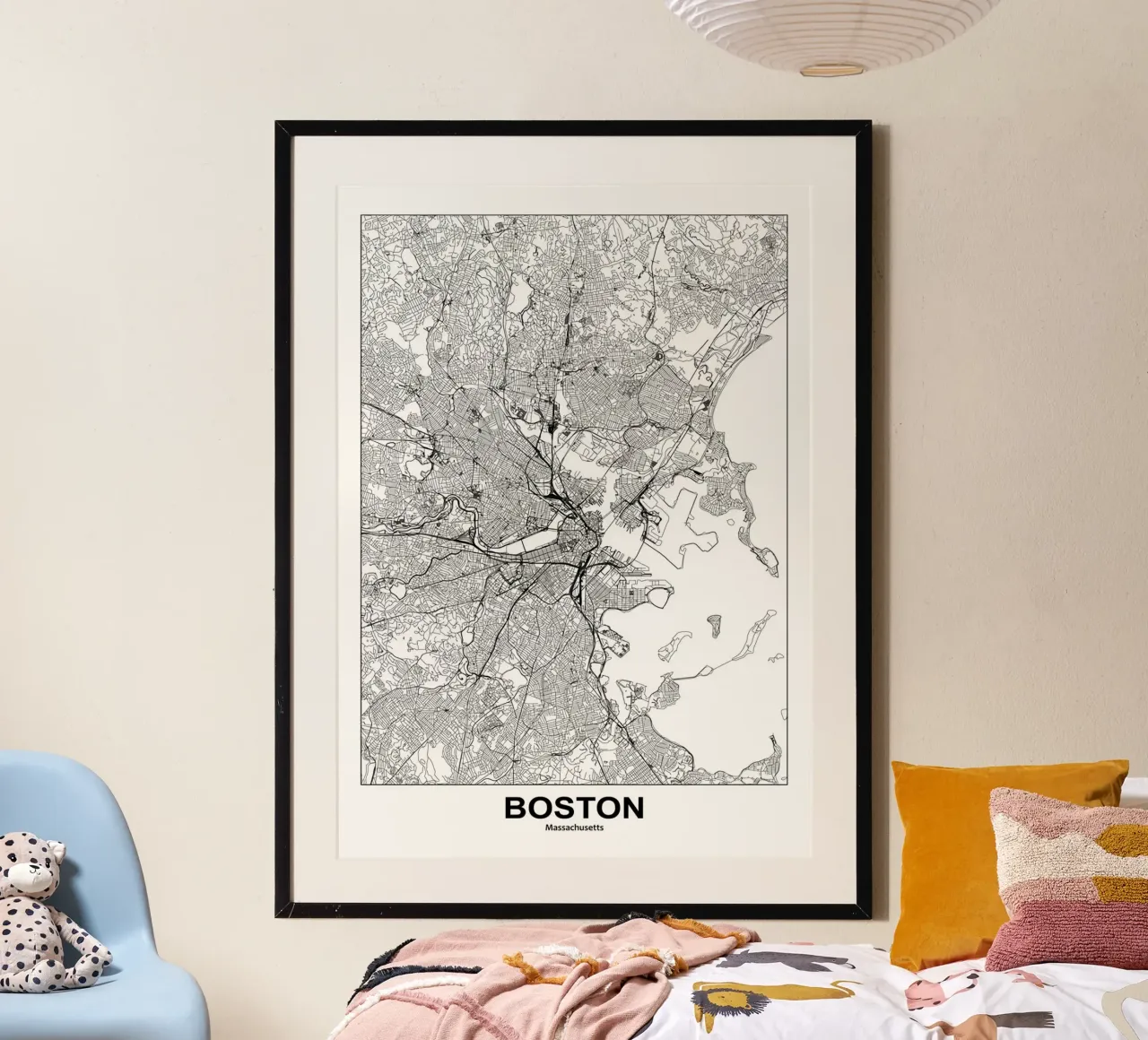 Boston, Massachusetts poster da Margaret Lister