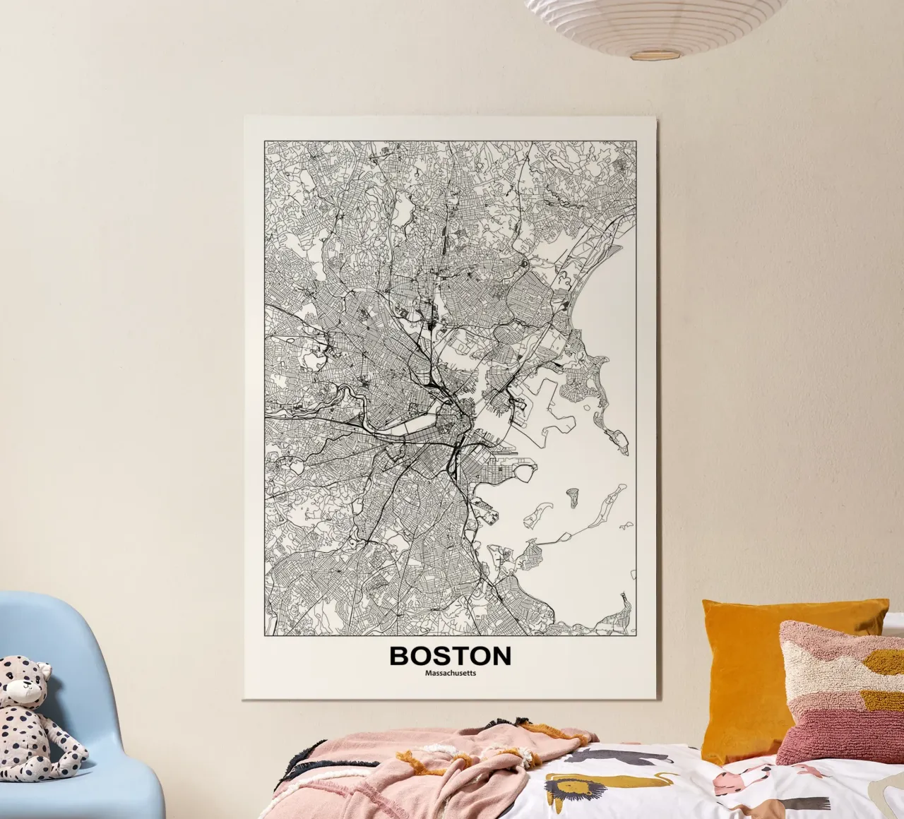 Boston, Massachusetts poster da Margaret Lister