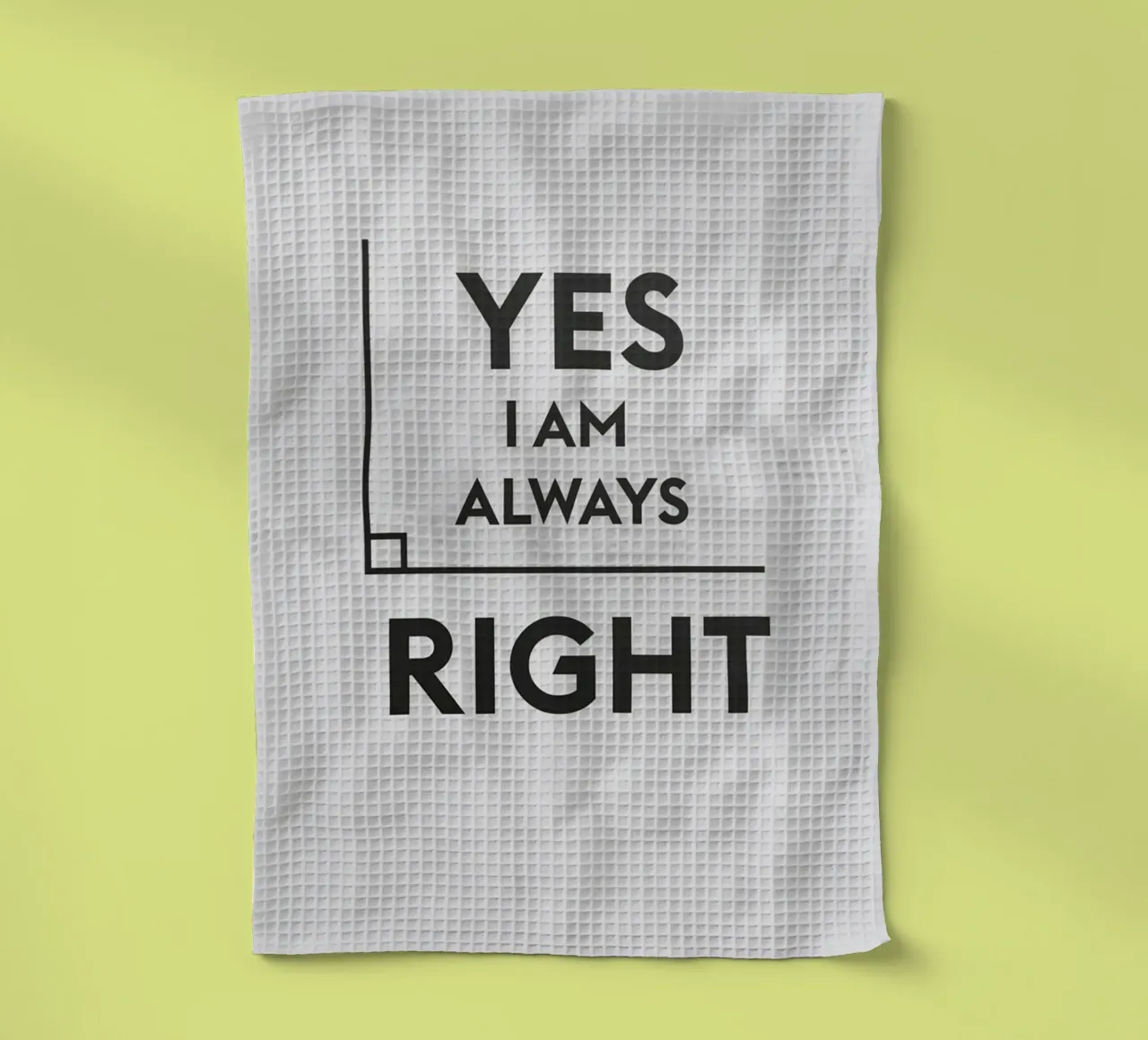 Ja, ich habe immer Recht Geschirrtuch von Mildred Store