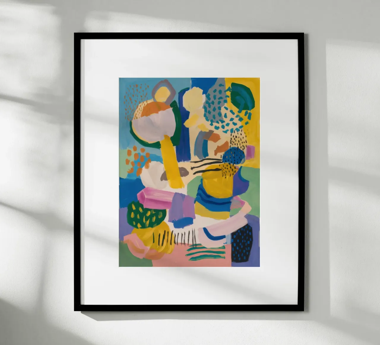 Pranzo cubista Astratto poster da Wish Studio