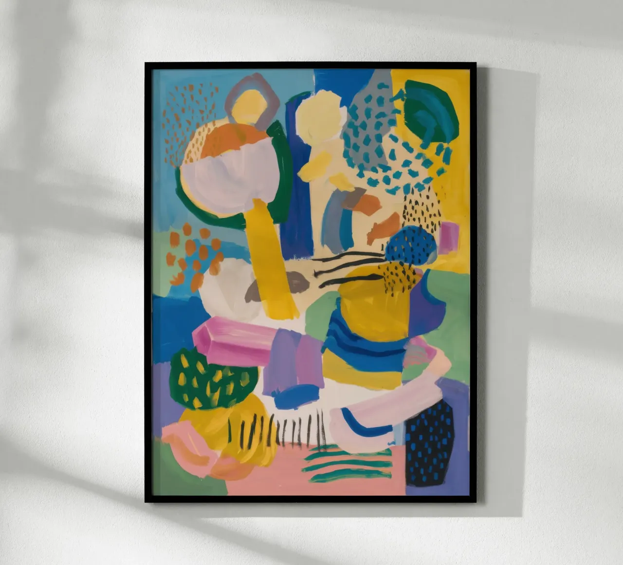 Pranzo cubista Astratto poster da Wish Studio