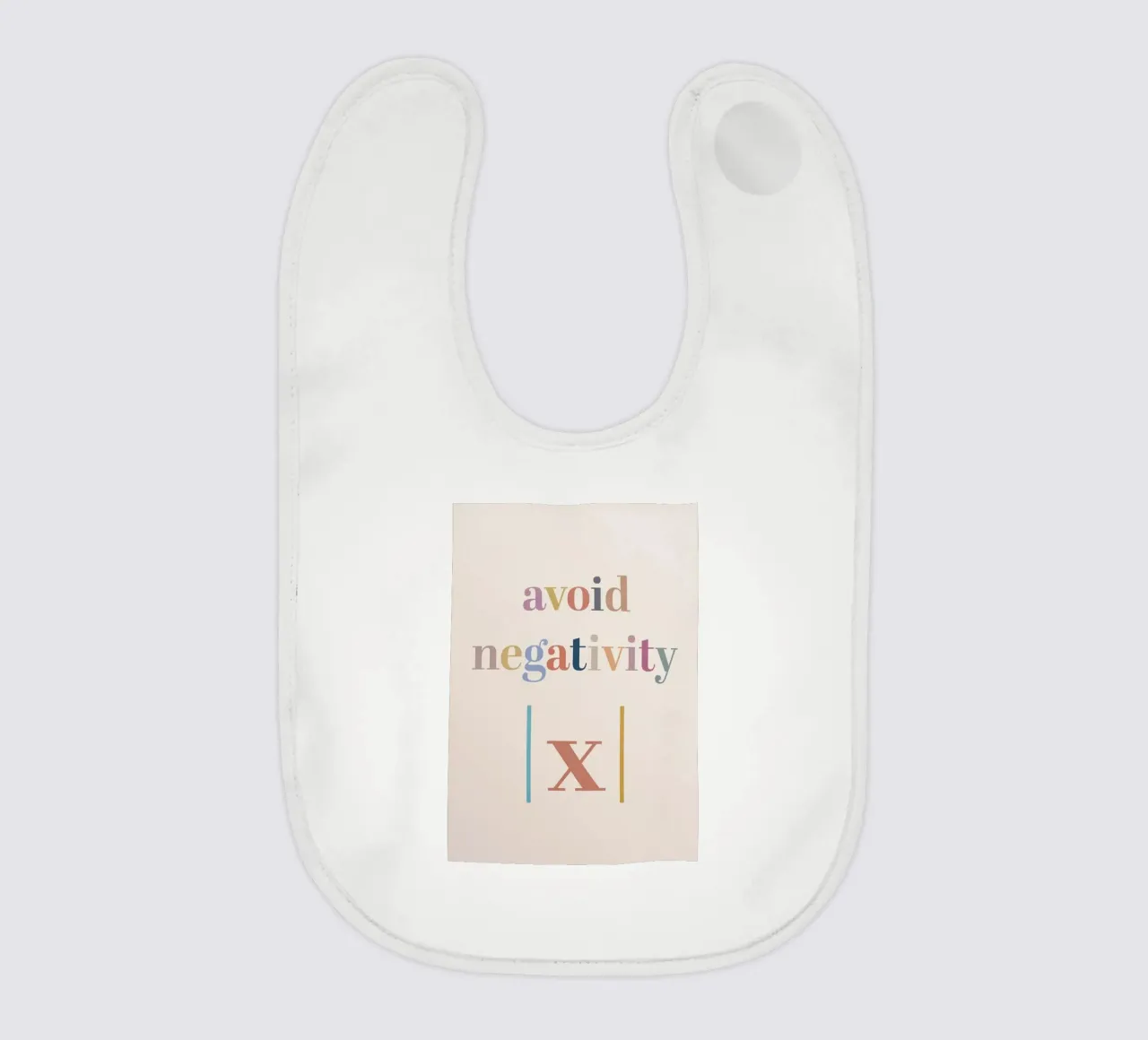 Negativität vermeiden Absoluter Wert Babylätzchen von Mildred Store