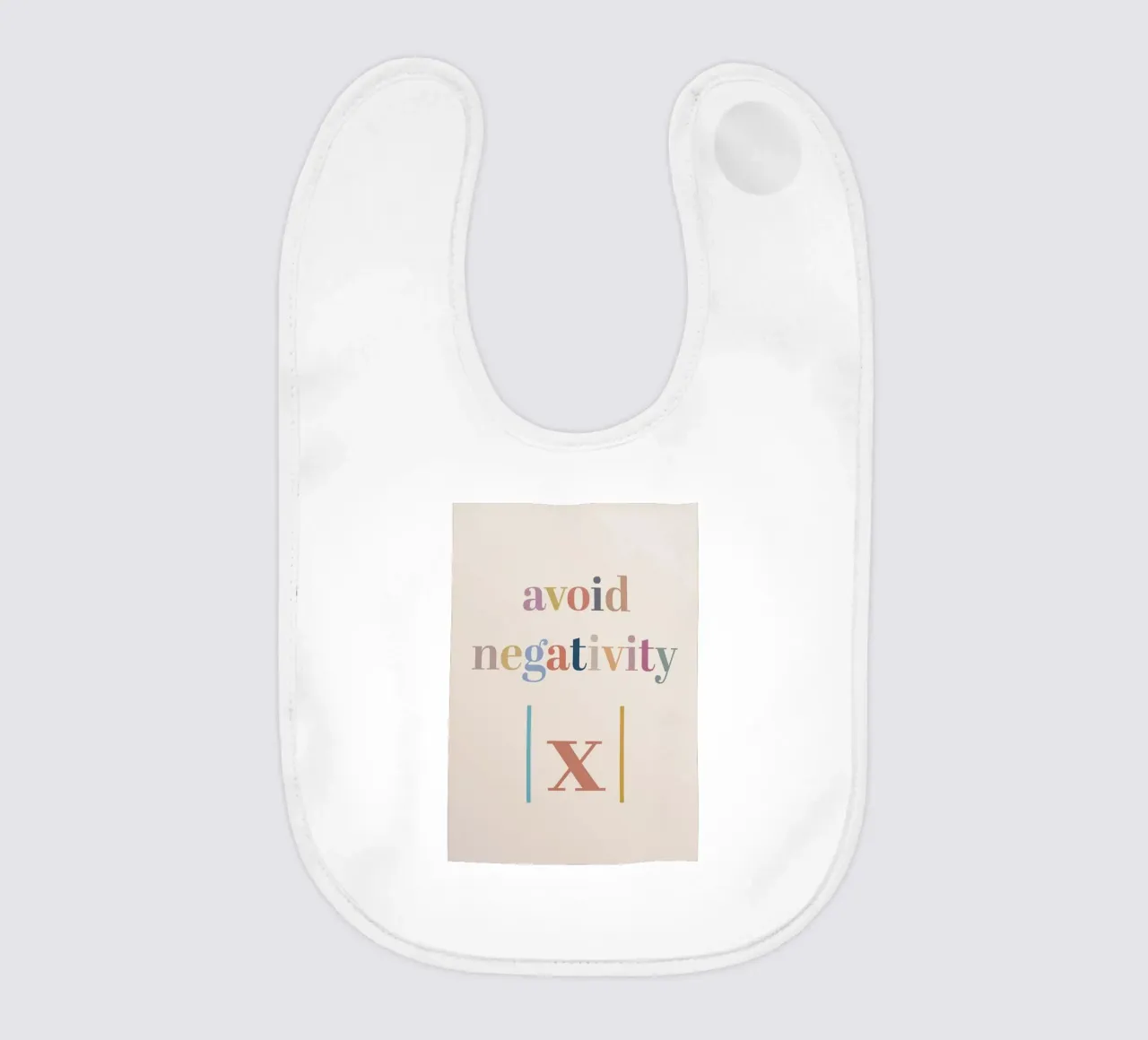 Negativität vermeiden Absoluter Wert Babylätzchen von Mildred Store