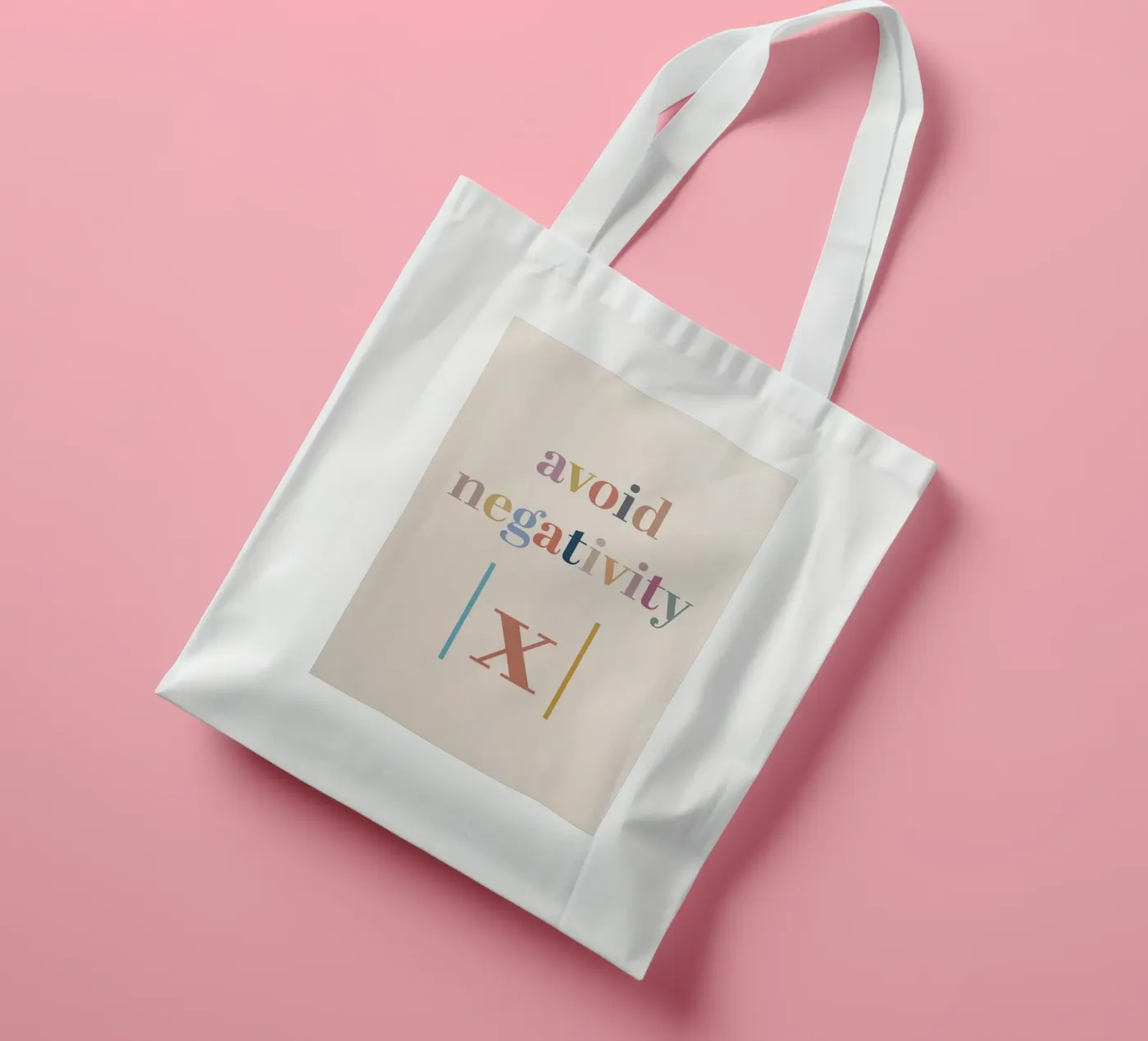 Éviter la négativité Valeur absolue tote bag de Mildred Store
