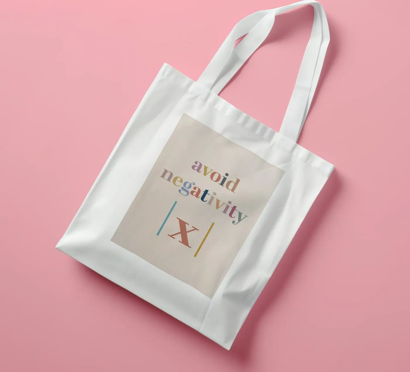 Éviter la négativité Valeur absolue tote bag de Mildred Store