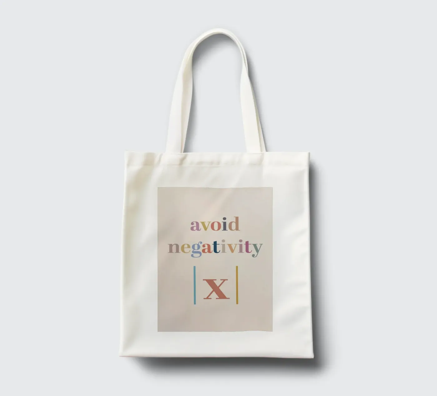 Éviter la négativité Valeur absolue tote bag de Mildred Store