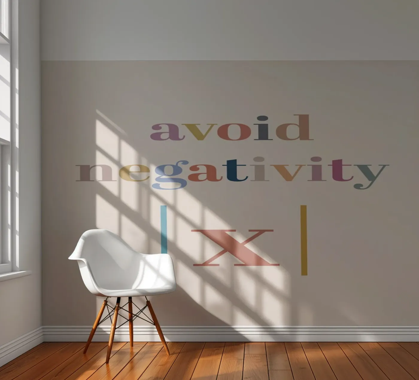Avoid Negativity Absolute Value papier peint photo de Mildred Store