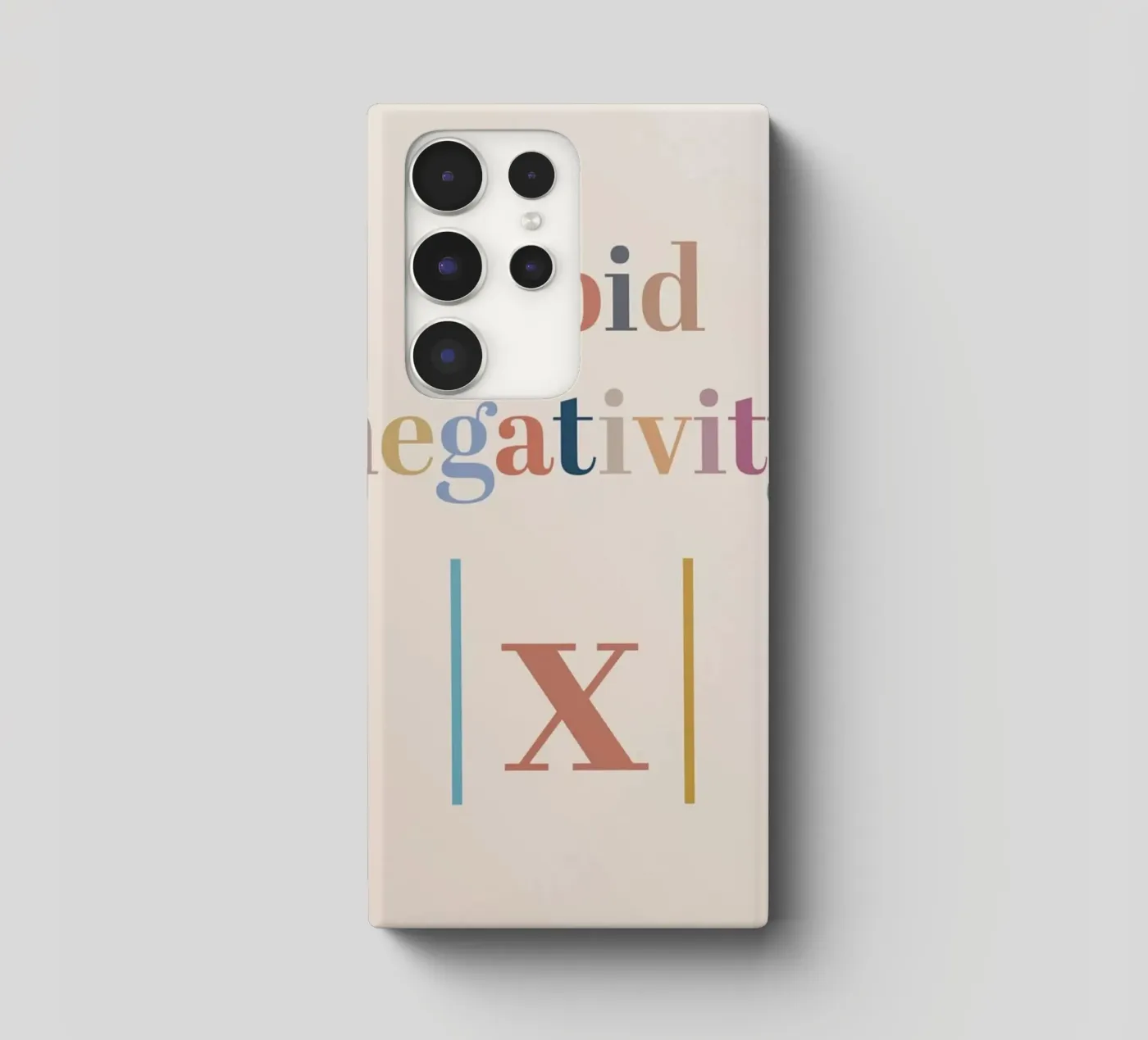 Avoid Negativity Absolute Value samsung phone case by Mildred Store