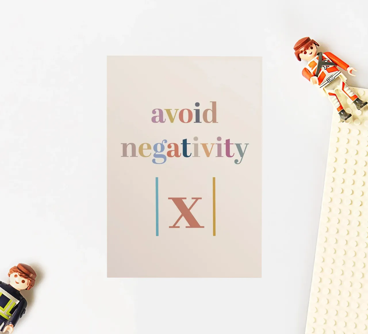 Avoid Negativity Absolute Value sticker by Mildred Store