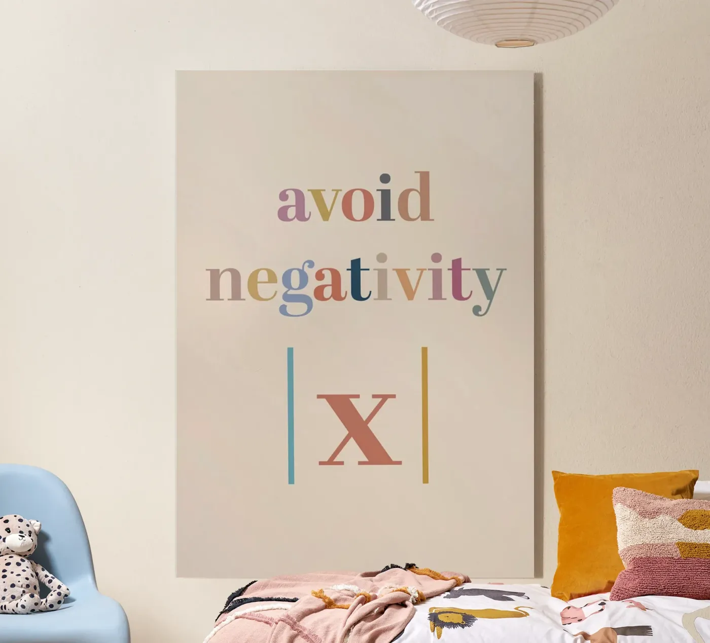 Evitare la negatività Valore assoluto plexiglass da Mildred Store