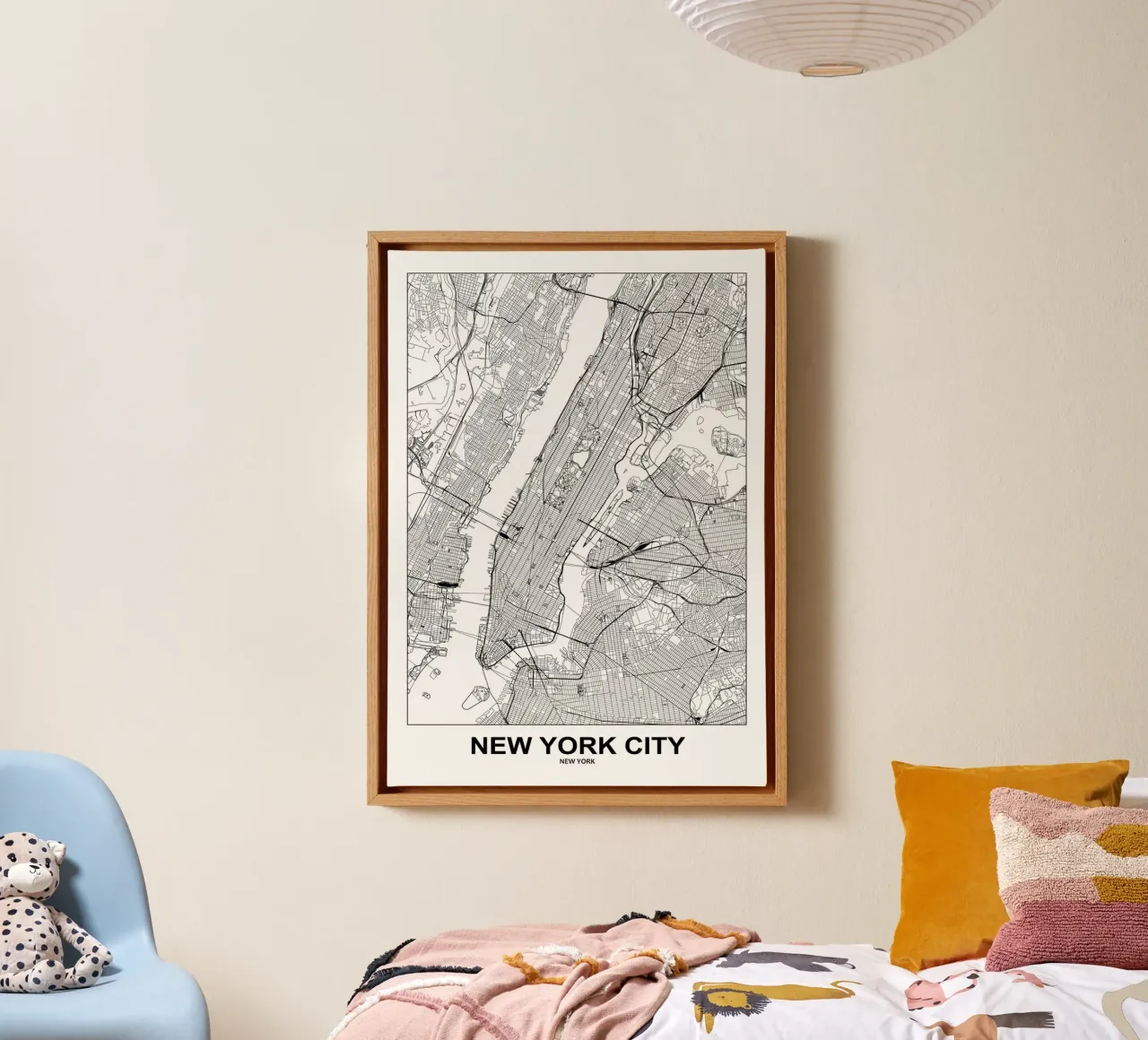 New York tela con Cornice a cassetta da Margaret Lister