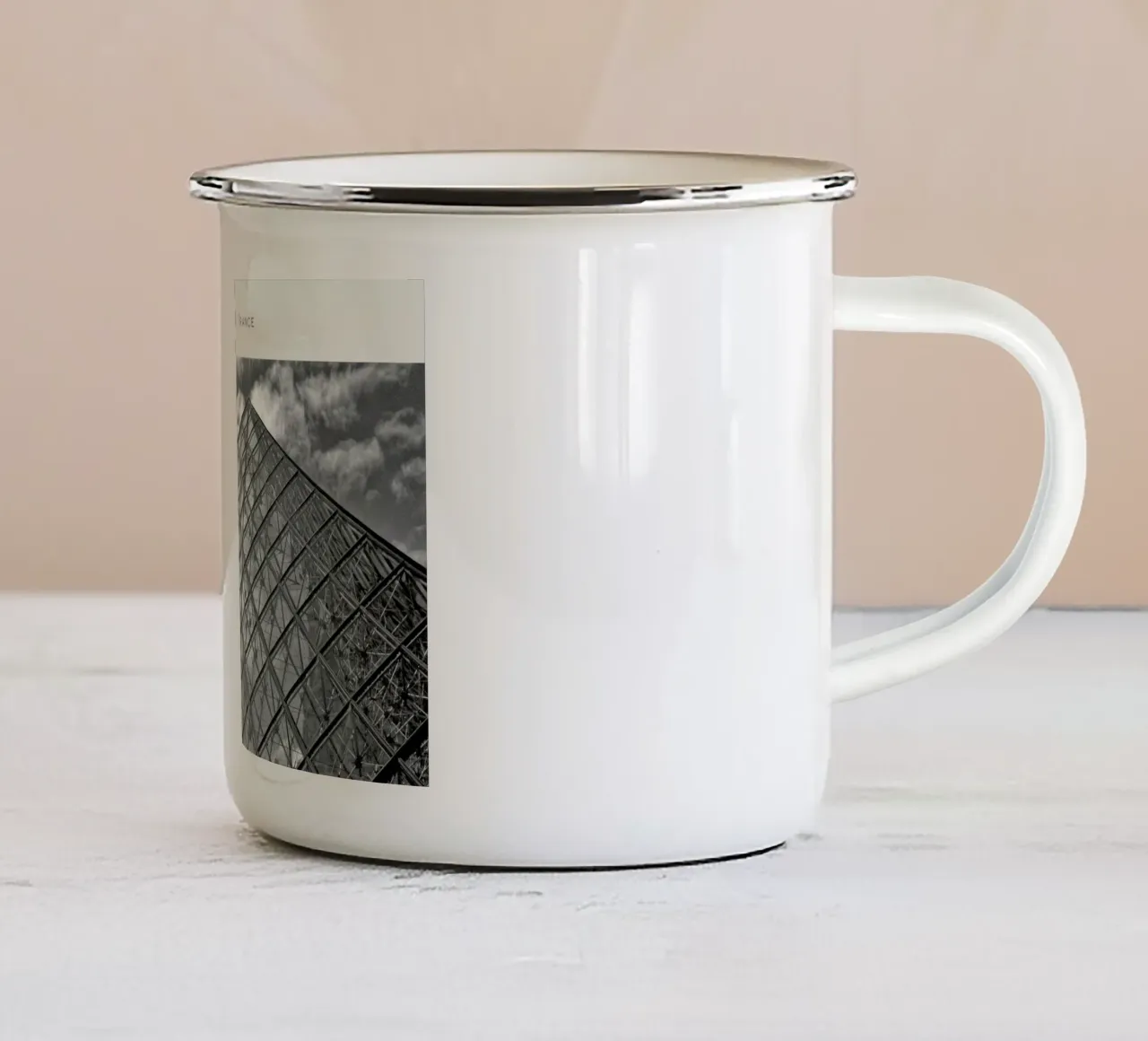 Paris B&W tazza in smalto da In Full Color