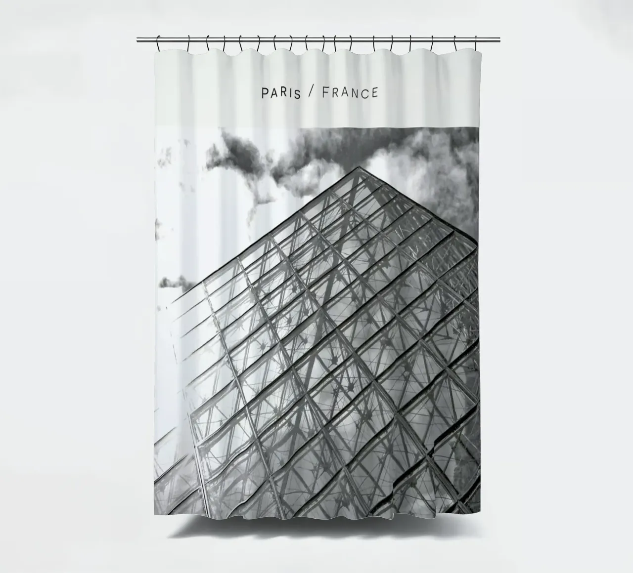 Paris B&W tenda da doccia da In Full Color