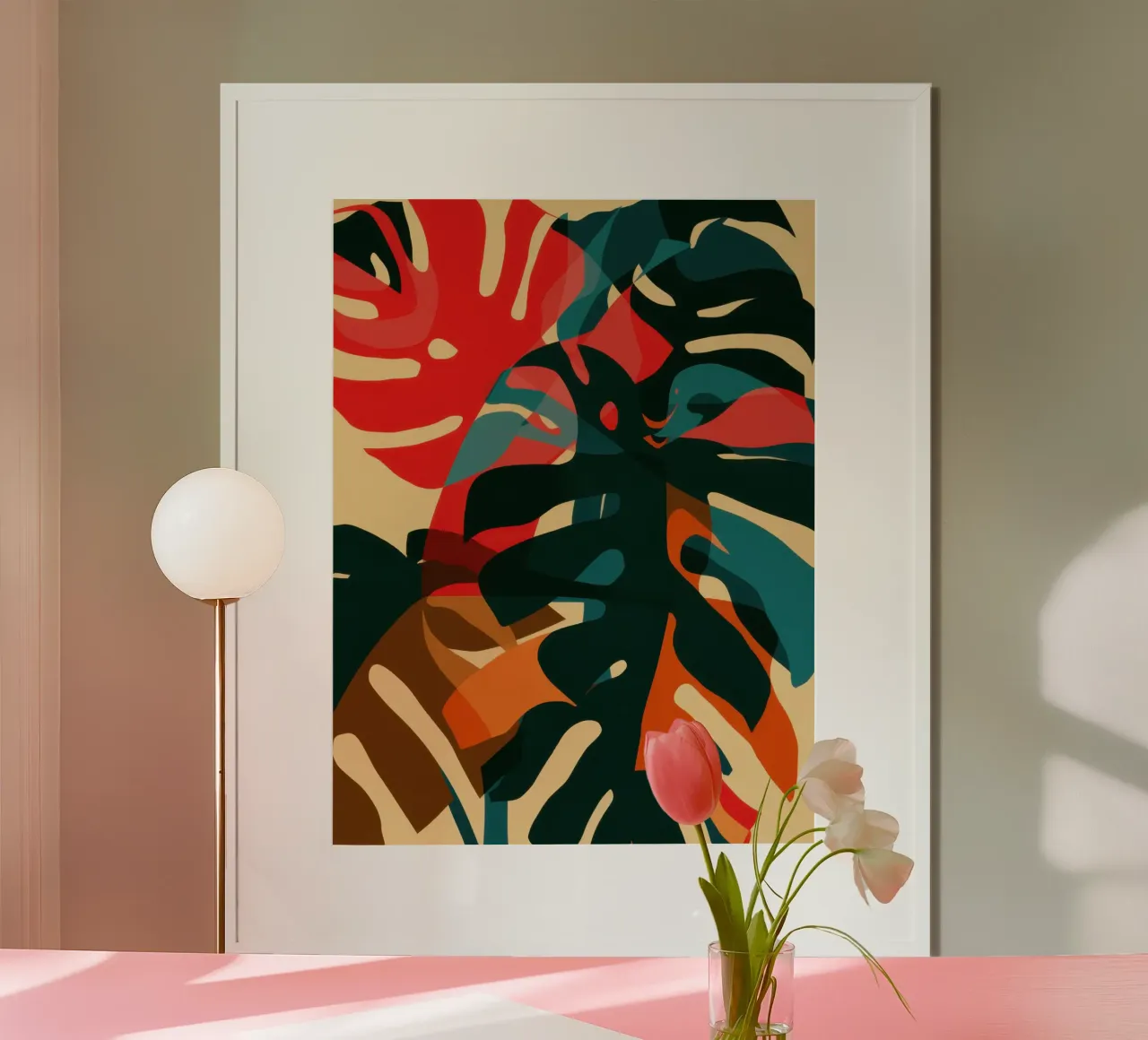 Umore della Monstera Cremisi poster da Echo Saber