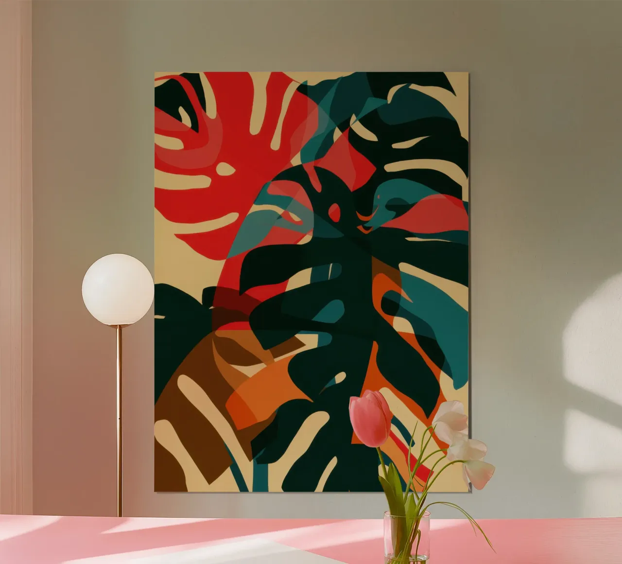 Umore della Monstera Cremisi poster da Echo Saber