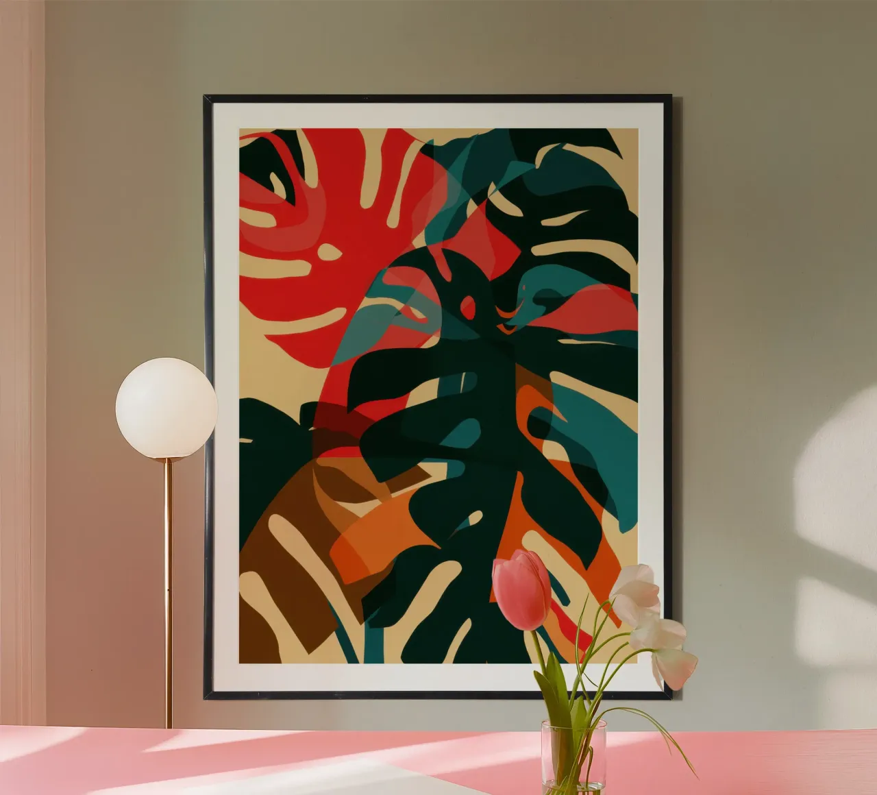 Umore della Monstera Cremisi poster da Echo Saber