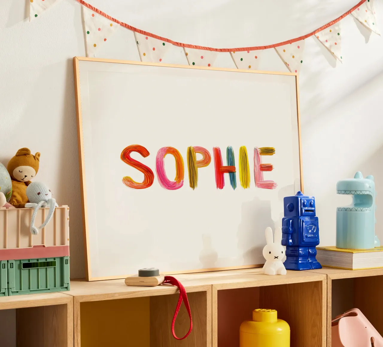 Sophie poster con telaio in plastica da Giggly Colors