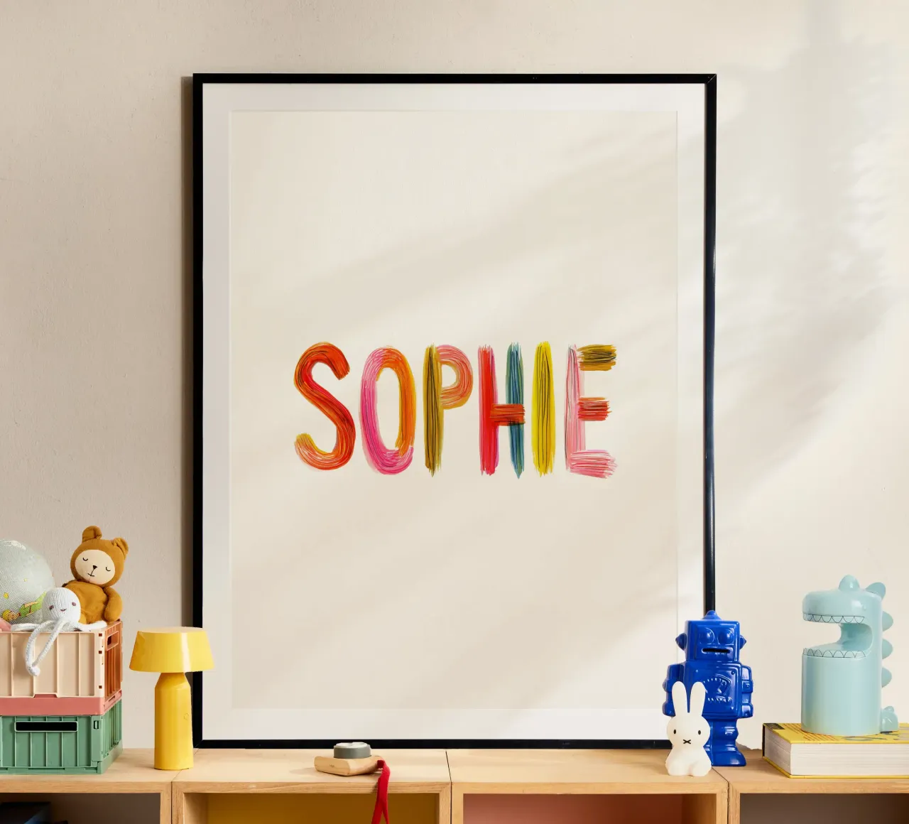 Sophie poster con telaio in plastica da Giggly Colors