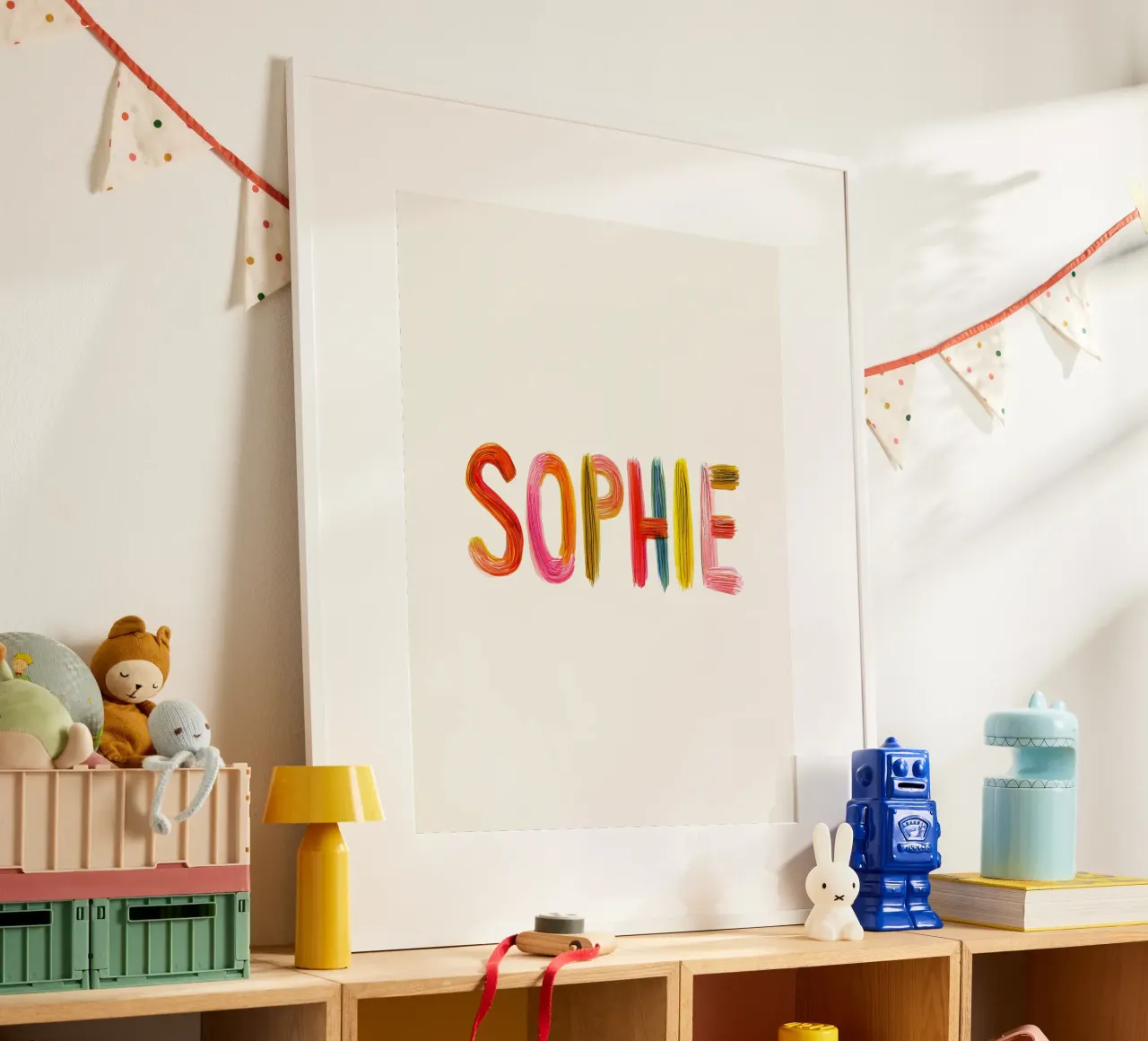 Sophie poster con telaio in plastica da Giggly Colors