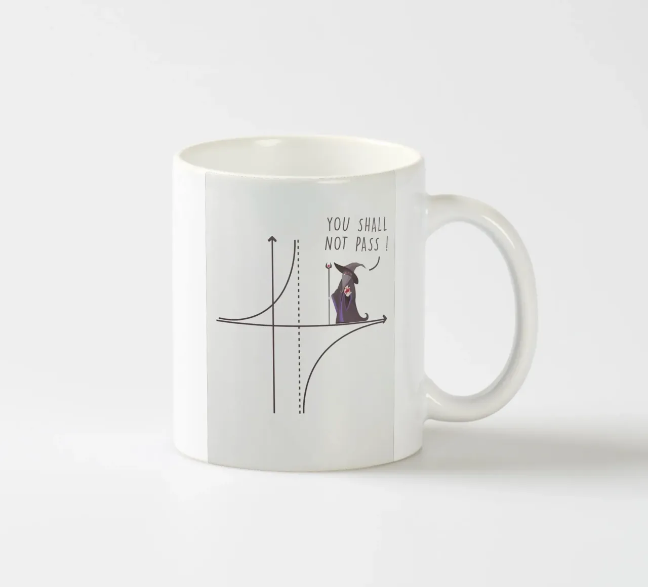 Asintoto Gandalf Non Passerai tazza in ceramica da Mildred Store