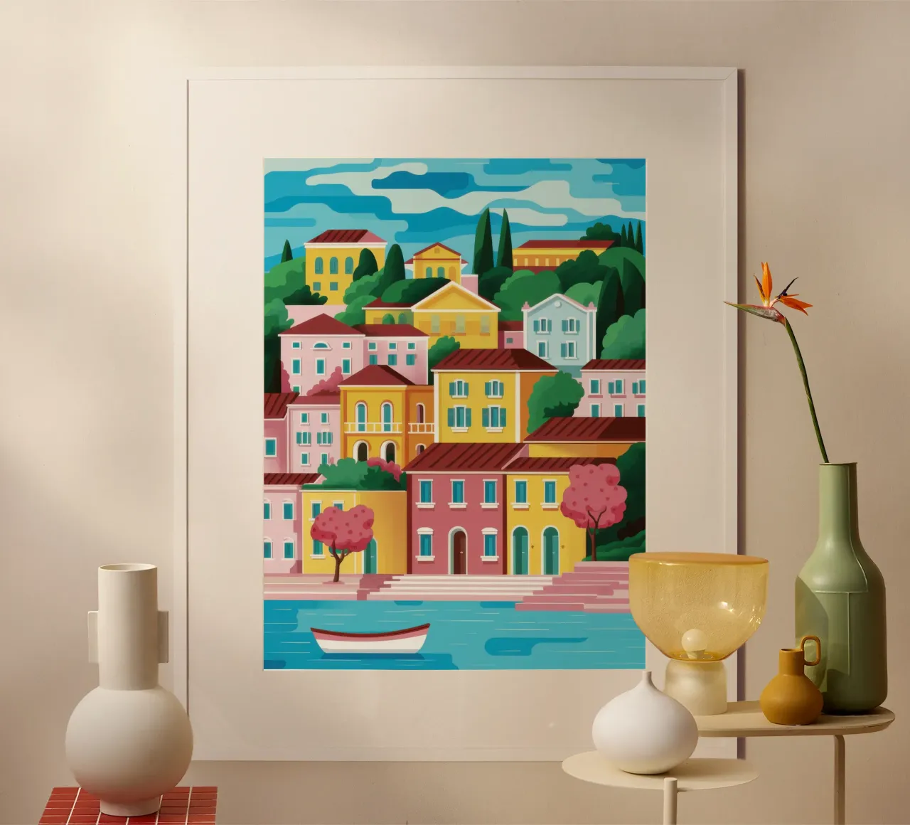 Tonalità del porto tranquillo poster da Echo Saber