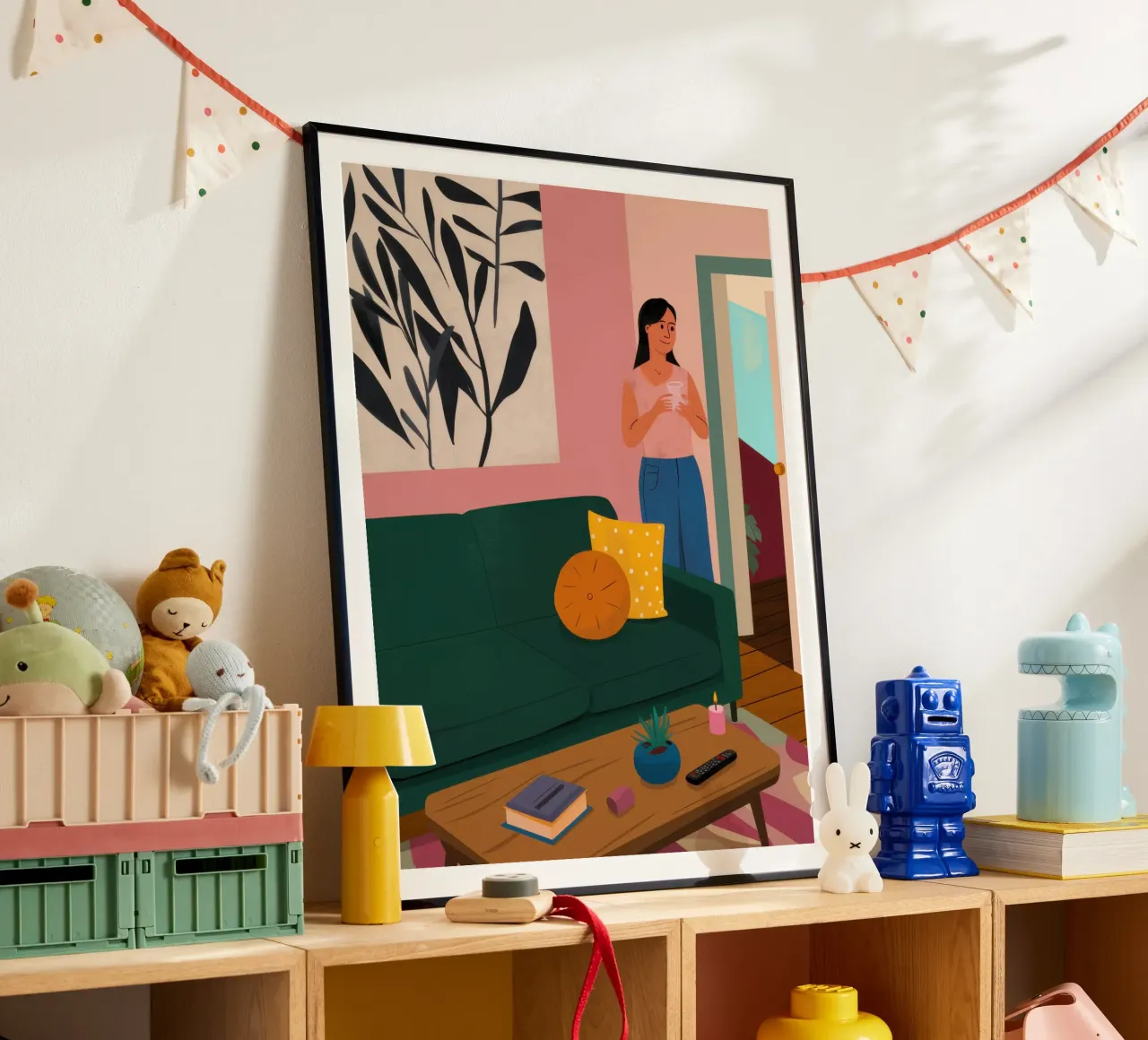 Spazio interno contemplativo poster da Wish Studio