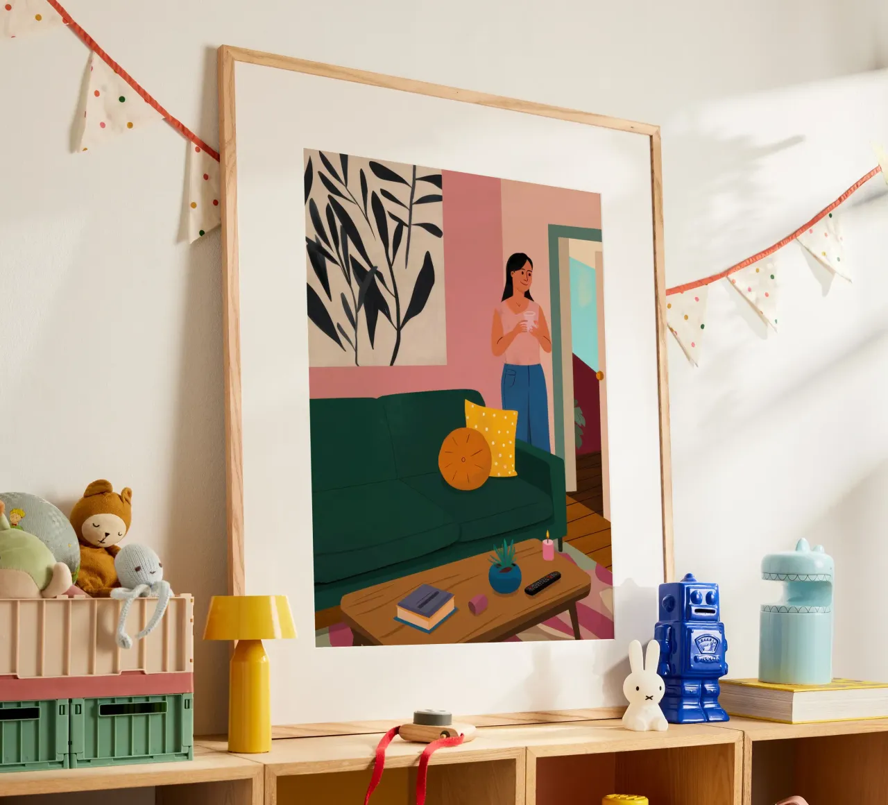 Spazio interno contemplativo poster da Wish Studio