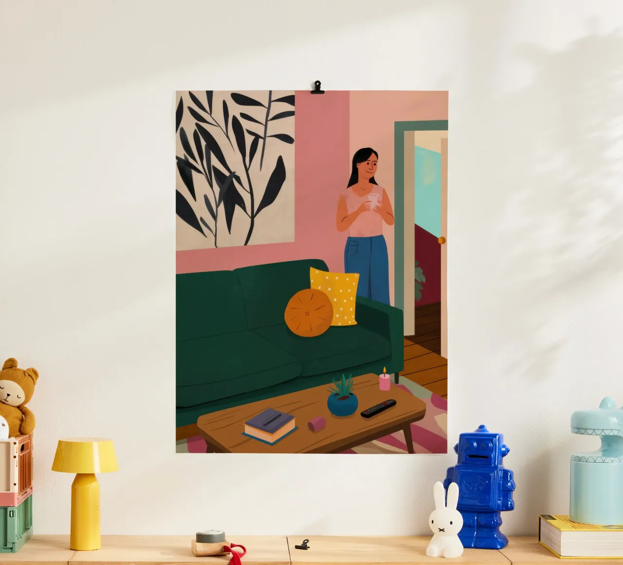 Spazio interno contemplativo poster da Wish Studio