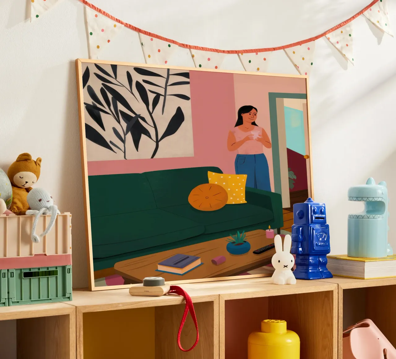 Spazio interno contemplativo poster da Wish Studio