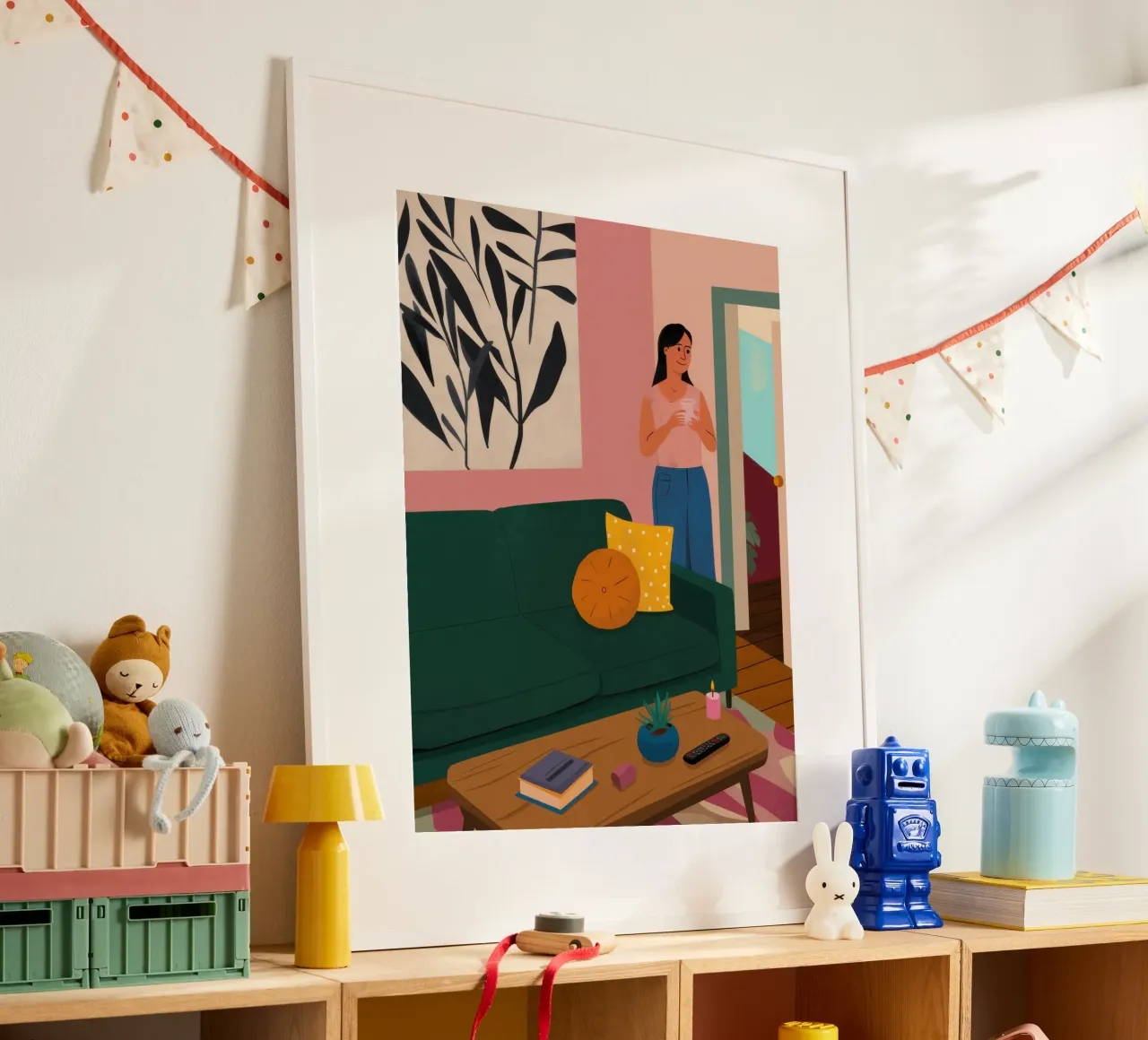Spazio interno contemplativo poster da Wish Studio