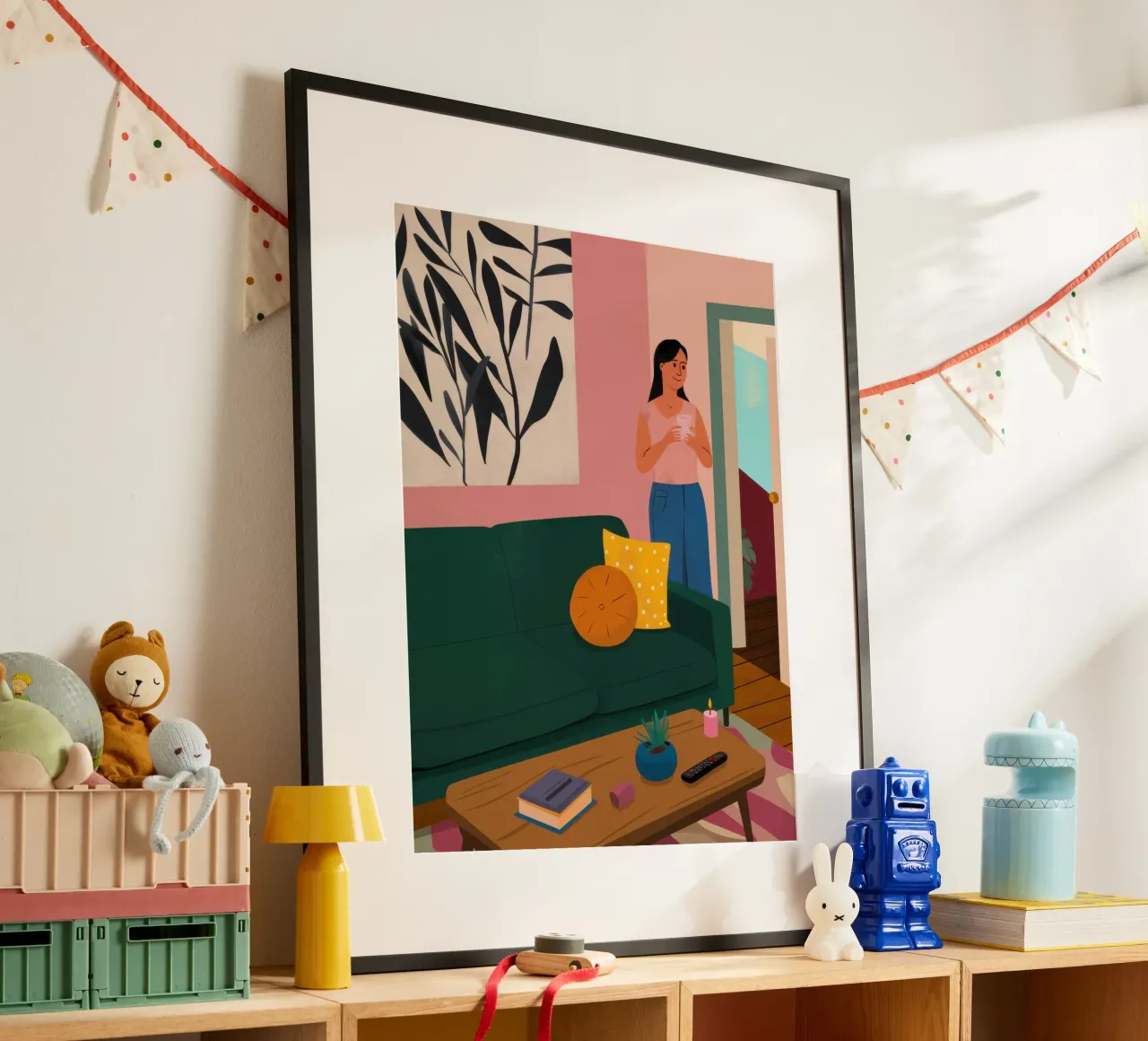 Spazio interno contemplativo poster da Wish Studio