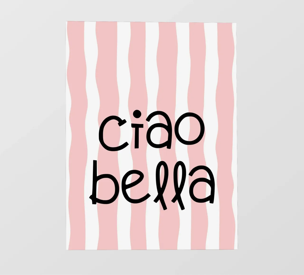 Ciao bella telo in pvc da PinkCandyWalls