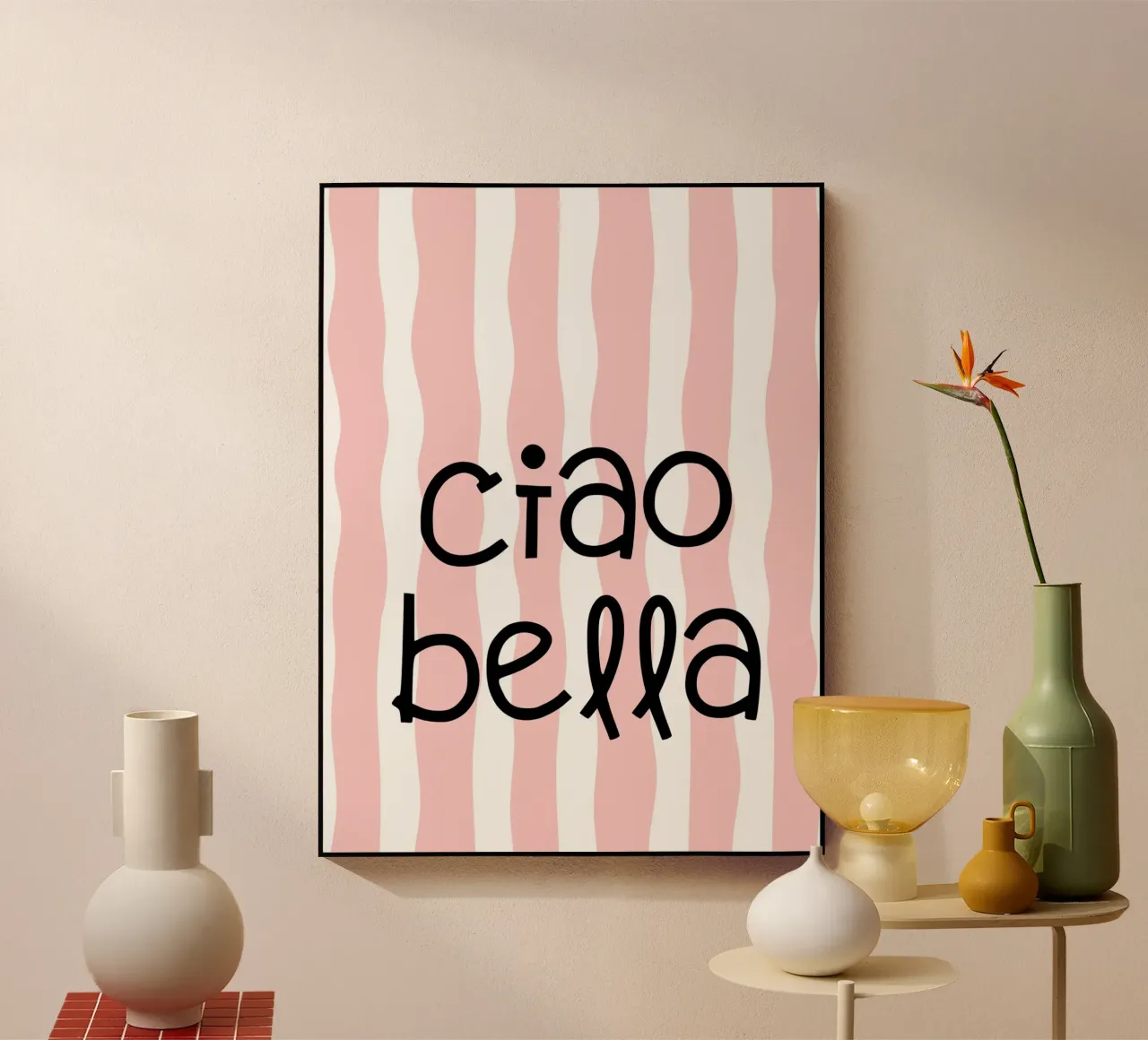 Ciao bella product.type.acrylglas common.byCreator PinkCandyWalls
