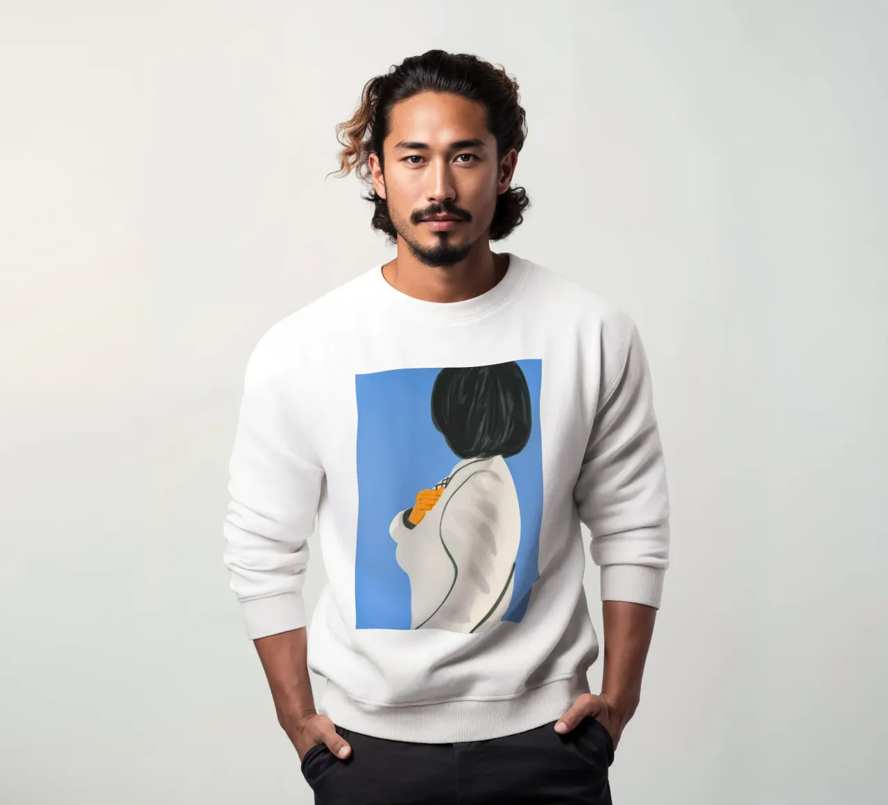 Alex Katz Vivien in cappotto bianco felpa da Marcobarshop