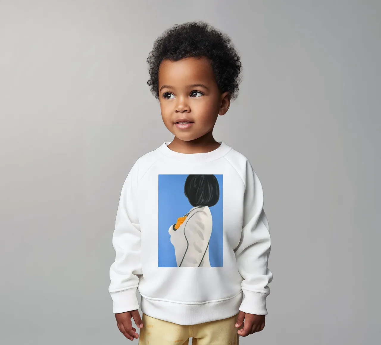Alex Katz Vivien in cappotto bianco felpa neonato da Marcobarshop