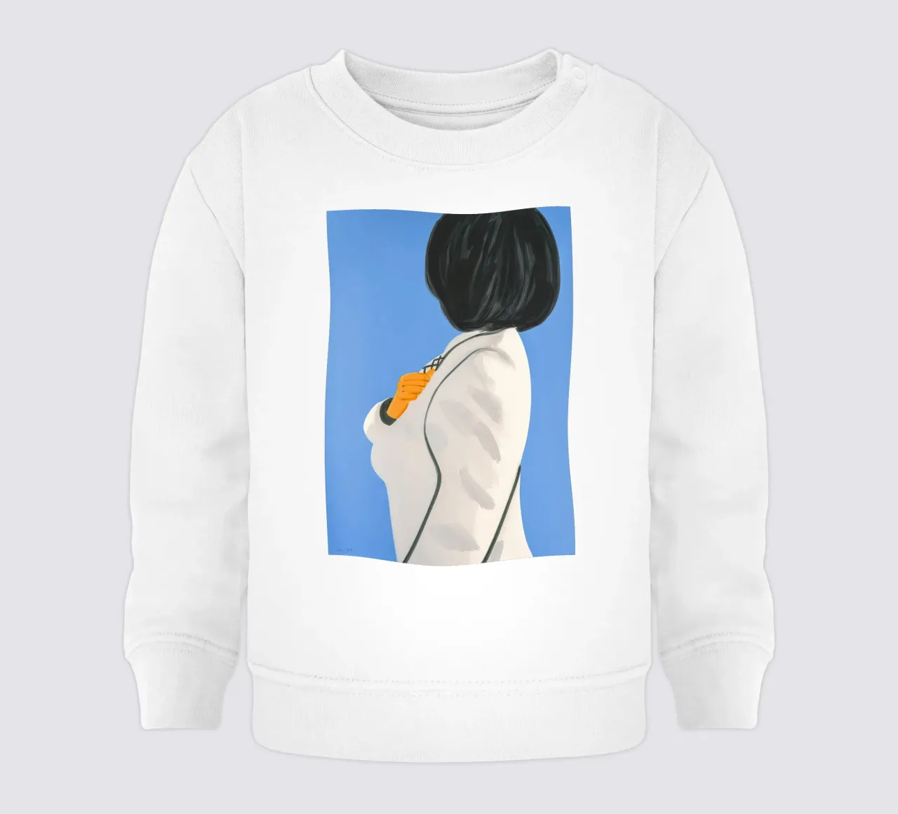 Alex Katz Vivien in cappotto bianco felpa neonato da Marcobarshop