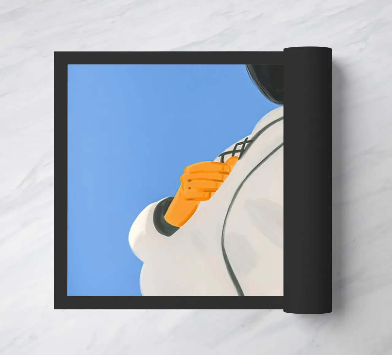 Alex Katz Vivien in cappotto bianco zerbino da Marcobarshop
